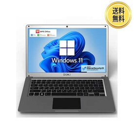 2023年モデル GM-JAPAN ノートパソコン 超軽量 薄型 SSD128GB メモリ6GB WEBカメラ WPS Office Celeron 14.1インチ