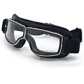 [ZSADZS] ゴーグル メガネ対応 曇り止め 耐衝撃 多目的利用 特殊レンズ (透明)