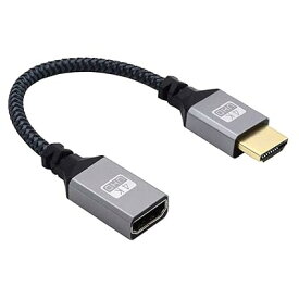 cablecc HDMI 1.4 タイプA 延長ケーブル オス - A メス ストレート 90度コネクター HDTV 4K 60hz 3D 対応
