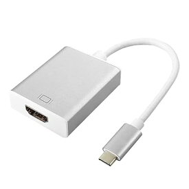 Type C to HDMI変換アダプタ USB-C to HDMI ケーブル ケーブル変換アダプタ Deear 4K/60Hz対応 設定不要 iMac/Chromebook/Surface/Huawei 等対応 ホワイト