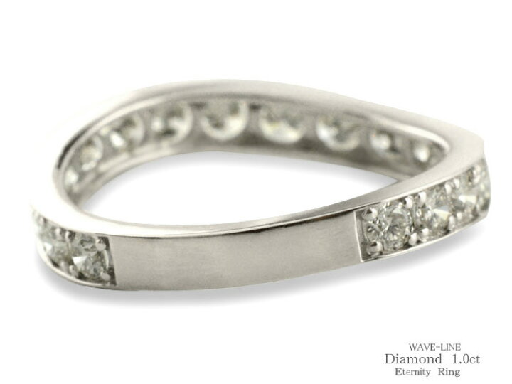 楽天市場】プラチナ リング ダイヤモンド 1.00ct エタニティリング pt  