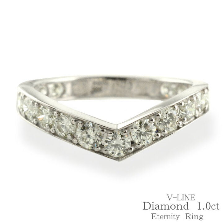 楽天市場】プラチナ リング ダイヤモンド 1.00ct エタニティリング 
