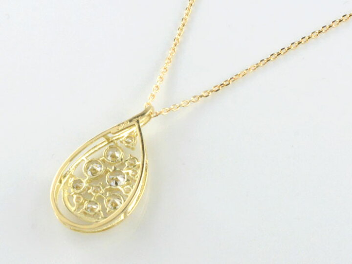 楽天市場】【スーパーセール10%OFF】 ダイヤモンド k18 ネックレス 