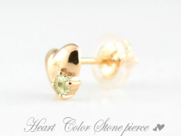 楽天市場】【スーパーセール10%OFF】 k18 18金 ピアス ペリドット 