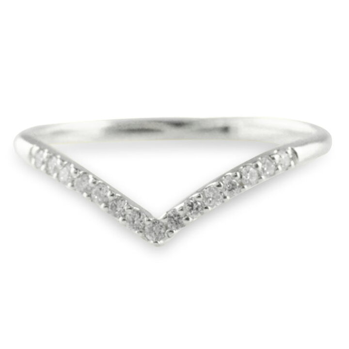 楽天市場】リング ダイヤモンド プラチナ プラチナ900 pt900 V字リング  