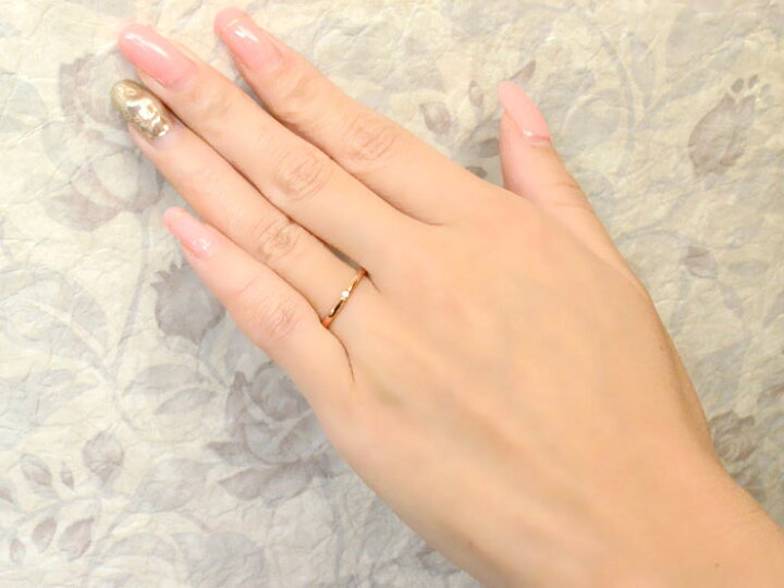 楽天市場 ペアリング 結婚指輪 マリッジリング K18 18金 ピンクゴールド ダイヤモンド 18k マリッジ シンプル リング 指輪 ピンキーリング 甲丸 レディース メンズ ゴールド 華奢 重ねづけ シンプル 誕生石 おしゃれ ストレート エンゲージリング 婚約指輪 シエロブルー