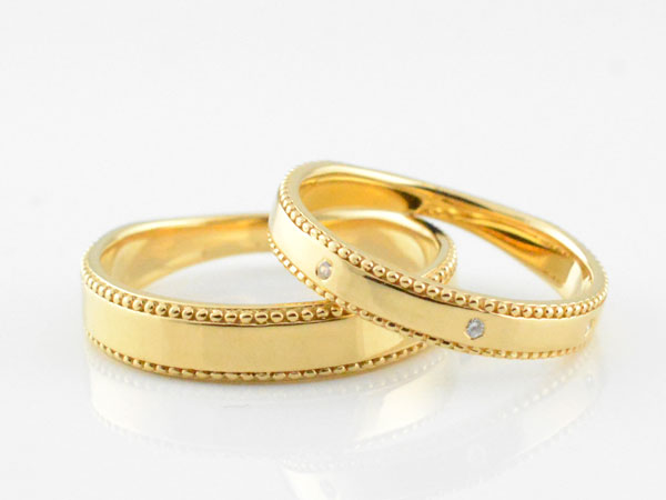 楽天市場】k18 リング 婚約指輪 結婚指輪 マリッジリング エンゲージ 