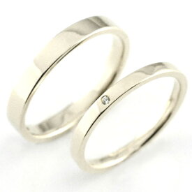 婚約指輪 結婚指輪 マリッジリング エンゲージリング ペアリング シルバー 平ウチ キュービック 記念日 SV925 指輪 レディース メンズ