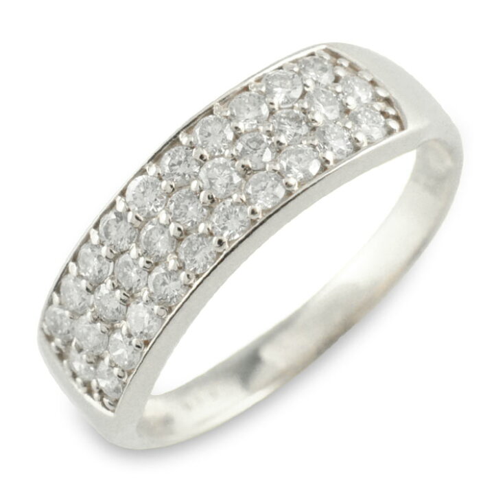 楽天市場】ダイヤモンド リング プラチナ pt900 バヴェリング  