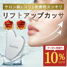 【 Ban-Yan カッサ 】 送料無料 テラヘルツ かっさ カッサプレート かっさ板 むくみ 小顔 顔 フェイスライン ほうれい線 コリほぐし 美顔器 筋膜リリース 頭皮 ボディ リンパ マッサージ 肩こり 腕 ローラー ツボ押し
