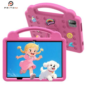 �L�b�Y�^�u���b�g10�C���` wi-fi���f�� Android 15 12GB(3+9�g��)+64GB 5GHz Wi-Fi 6 6000mAh ���p���Ԑ����\ EVA�P�[�X�t�� �����h�~ �a�����v���[���g �N���X�}�X �V�N PRITOM �v���g��