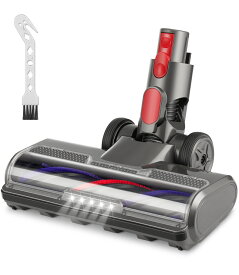 ダイソン v7 ヘッド 【2023最新強化版】 Dyson V7 V8 V10 V11 V15 シリーズ専用 掃除機ヘッド ソフトローラークリーナーヘッド LEDモーターヘッド 交換部品 アクセサリー