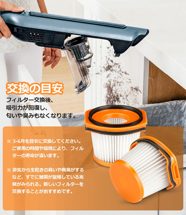 楽天市場】シャーク 掃除機 XFFWV360J 用 フィルター CS401J CS651J 