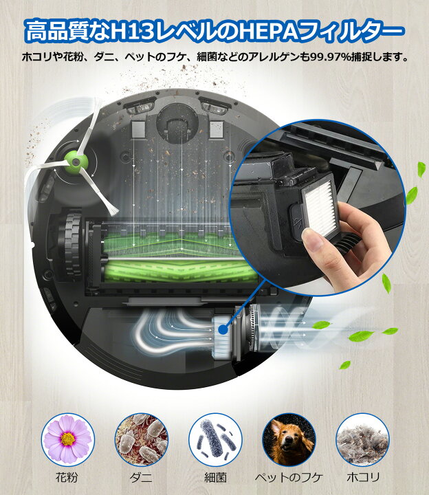 楽天市場】ルンバ 用 フィルター e5 i7 i7+ i3 i3+ i5 i5+ i2 j7 j7+ 