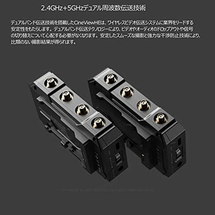 楽天市場】ACCSOON CineView HE ワイヤレス 映像伝送システム 送信機 