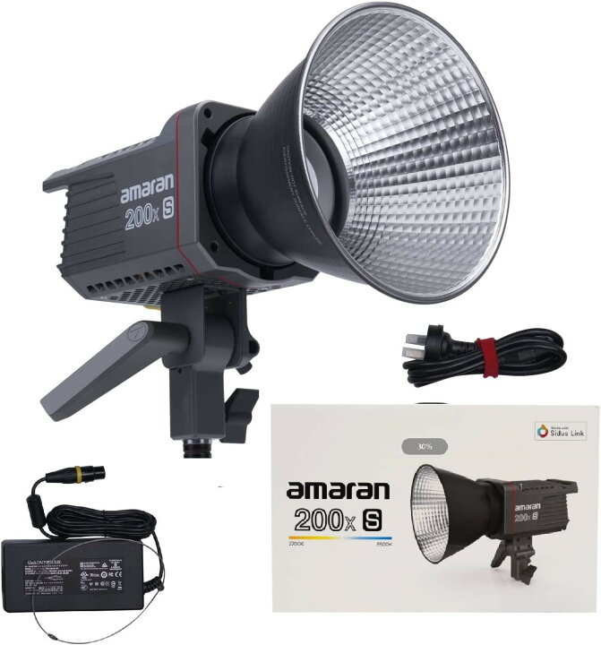 楽天市場】Aputure Amaran 200x S Bi-Color 2700-6500K LEDビデオ  