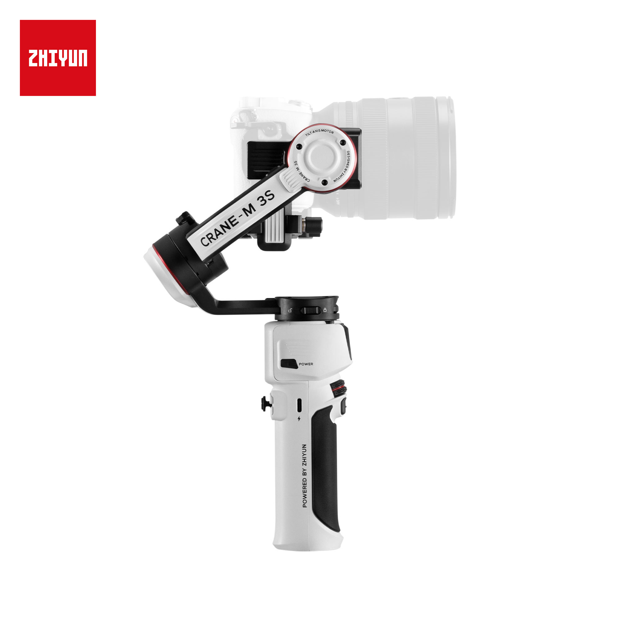 ZHIYUN Crane M3S カメラ ジンバル スタビライザー 3軸 フルサイズ一眼レフカメラ 携帯電話 コンパクトデジタルカメラ 防振 手元ジンバル スタビライザー  スマートフォンと互換性あり