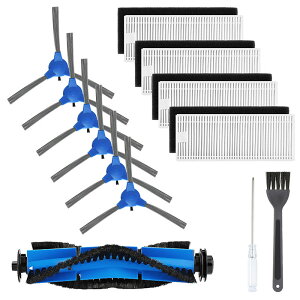 Eufy RoboVac 11S RoboVac 30C 15C と互換性のある消耗品セット 11S / 15C / 30C ロボット掃除機交換用 フィルター サイドブラシ 13点