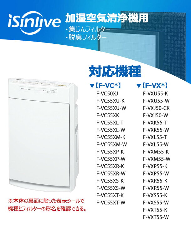 楽天市場】パナソニック F-ZXJP50 フィルター F-ZXFD45 脱臭フィルター  
