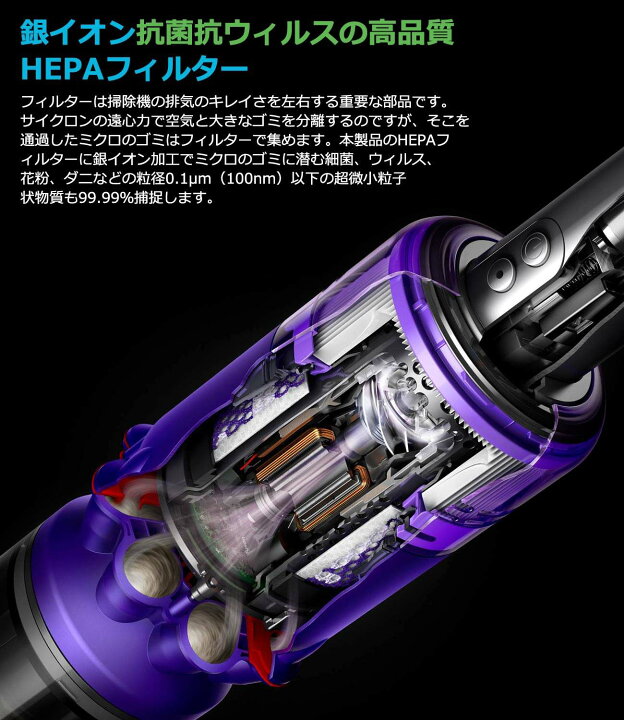 楽天市場】SV19 用 フィルター 掃除機 Omni-glide SV19 全方向駆動 