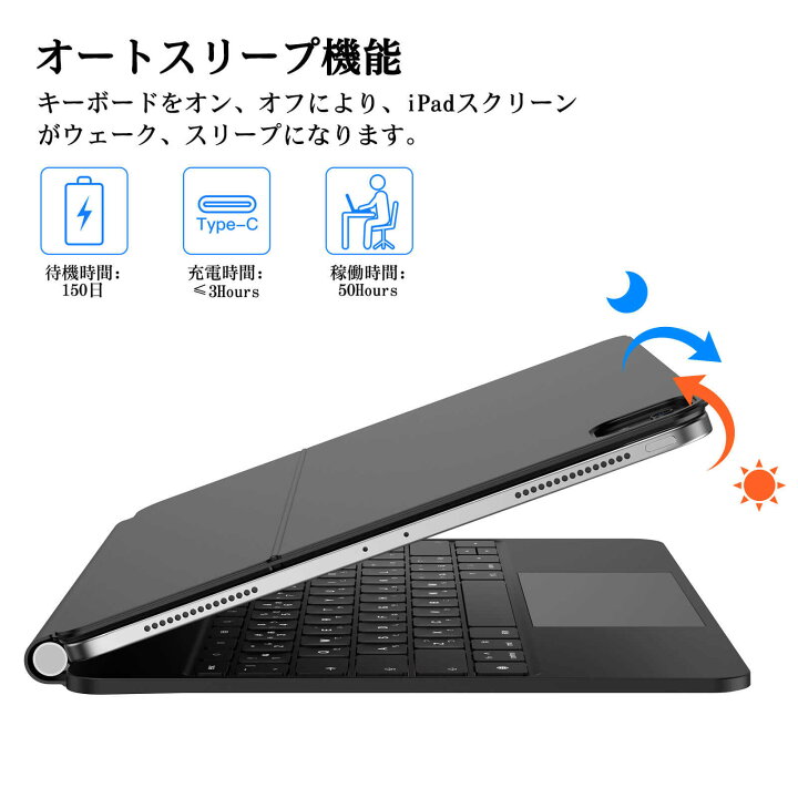 楽天市場】【送料無料・限定クーポン！】マジックキーボード GOOJODOQ 