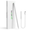 GOOJODOQ 新型 GD13Pro スタイラスペン ワイヤレスチャージ+Type-C急速充電 ショートカットキー対応 iPad専用タッチペン Bluetooth ペンシル 高感度 傾き感知 交換ペン先付き 途切れなし 軽量 2018年以降iPad/mini/Air/Proに対応 吸着充電対応外 別途チャージ可能