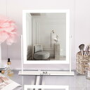 FENCHILIN 一年保証 女優ミラー ハリウッドミラー LED化粧鏡 卓上 bluetooth付き 三色照明モード 明るさ調節可能 10倍拡大鏡付き 25x30cm