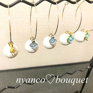 yɂ񂱃u[Pz St{[ sAX {[̑傫1.0Z` ObY Zbg  golfball pierced earrings X|[c ϐ  蕨 FB  j o zCg F ubN 