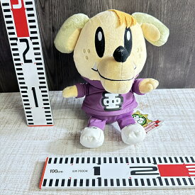 【中古】 【大人気番組グッズ】 【ジェネ犬かわいい】 GENERATIONS高校TV ジェネ犬 ぬいぐるみ 白濱亜嵐 plush toy 座高 約23cm 重量204g パープル 中古品