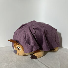 【中古】 【トゥクトゥクと冒険】【かわいい相棒ゲット】 ディズニー ラーヤと龍の王国 トゥクトゥク ぬいぐるみ 横20cm 高さ42cm 404g パープル ブラウン 中古品 おもちゃ キッズ 子供 キャラクター アニメ 映画 動物 アニマル ライディング 生き物 ペット