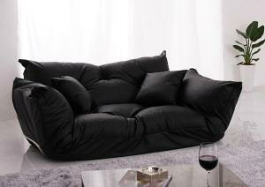 【上品家具】 フロアソファ フロアカウチソファ 2P