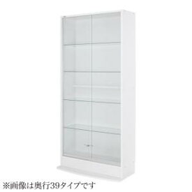 【上品家具】 壁面収納 コレクションラック ワイド 本体 引き戸タイプ 奥行29