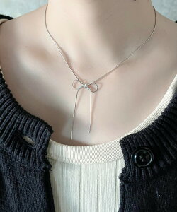 AM[Ή simple ribbon necklace / Vv { lbNX T[WJXeX fB[X ANZT[  p[eB[ a v[g Vo[ S[h sNS[