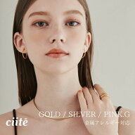 金属アレルギー対応 ラウンドフォルムチョーカー / ネックレス / ネックカフ サージカルステンレス レデ…