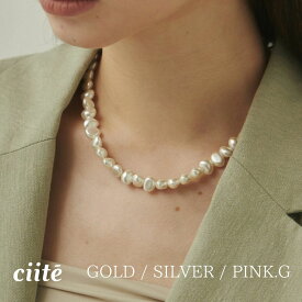 パールネックレス / チョーカー レディース アクセサリー 結婚式 パーティー 誕生日 プレゼント シルバー ゴールド ピンクゴールド シンプル