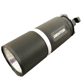 ジェントス LEDフラッシュライト ショットシェル 80lm 電池式 簡易防水 GENTOS SH-121D