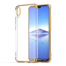 HUAWEI P20 lite P30 Pro ケース au TPUケース メタリック クリア カラー カバー 保護ケース 耐衝撃ケース 軽い 透明 カメラ保護 クリアカバー スマホケース スマホカバー ソフトケース アンドロイド Android ファーウェイ