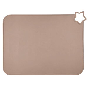 ランチョンマット シリコン 撥水 おしゃれ 北欧 食洗機対応 洗える 星 ランチマット お食事マット シリコンマット くすみカラー 食べこぼし防止 防水 ベビー ママ 赤ちゃん お食事 離乳食 引