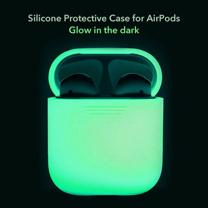 楽天市場】【暗闇で光る】AirPods case アップル イヤホン カバー 衝撃 