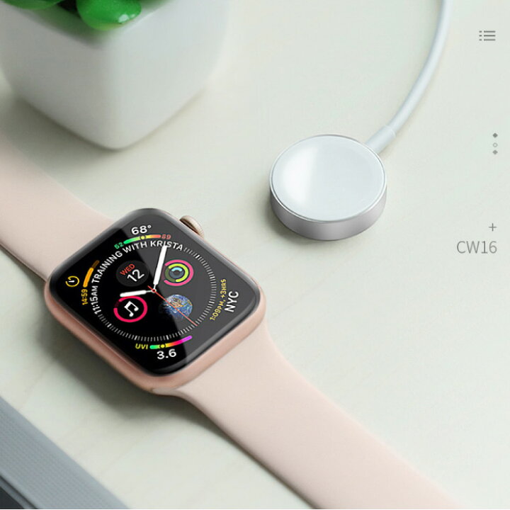 楽天市場】Apple Watch ワイヤレス充電器 Series1 2 3 4 5 6 SE アルミ 