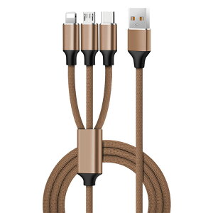 3in1 iPhone �[�d �P�[�u�� 1m �[�d�P�[�u�� Type-C Micro USB �^�C�vC �}�C�N��USB MicroUSB �R�[�h �[�d�� ���� �����O iPhone13 iPhone12 Pro SE2 Max mini iPhone11 Android 3�䓯���[�d�\ �}���[�d �f���h�~ �i�C��
