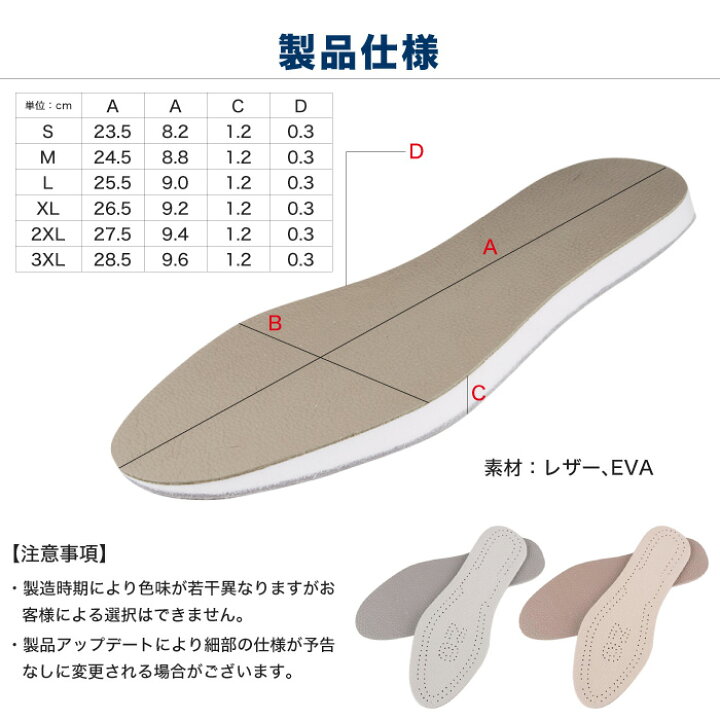インソール スニーカー 衝撃吸収 レディース クッション メンズ 両足 中敷き かかと 防臭 サイズ調整 パンプス 男女兼用 立ち仕事 靴 正 踵 女性用 かかとサポーター スマホケースのCINC SHOP 衝撃吸収 クッションインソール 男女兼用 靴の中敷き 送料無料