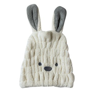 タオルキャップ ヘアキャップ 吸水タオル うさぎ クマ うさ耳 動物 耳 マイクロファイバー タオル 吸水力抜群 吸水 速乾 ヘアードライ かわいい タオルドライ 時短