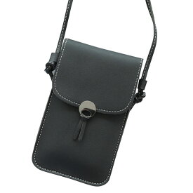 ミニショルダーポーチ スマホショルダー スマホポーチ ショルダーバッグ バッグ 鞄 スマホケース スマホ入れ ポシェット レディース ファッション小物 斜め掛け カード入れ 無地 シンプル スナップボタン コンパクト 小さい プレゼント ギフト