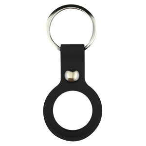 AirTag ホルダー キーホルダー エアタグ ケース カバー シリコン Air Tag 保護ケース キーホルダー付き スリーブ ロケーショントラッカー 収納カバー アップル 追跡タグケース ボタン付き 紛失