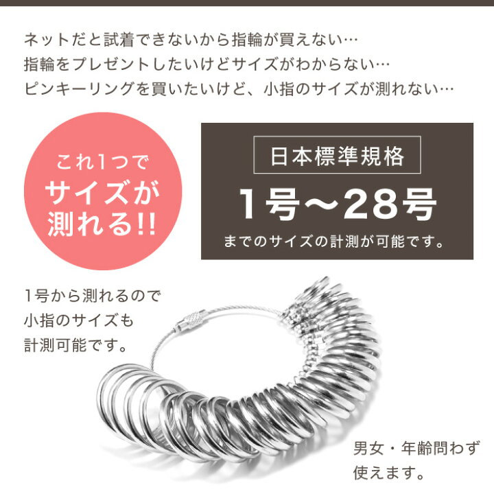 楽天市場 リングゲージ リングサイズ リング ケージサイズ メンズ レディース 指輪ゲージ 指サイズ 1号 28号 測れる スマホケースのcinc Shop