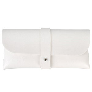 メガネケース 眼鏡ケース スリム おしゃれ 軽量 サングラスケース レザー 調 小物ケース モノトーン シンプル ブラック ホワイト レディース メンズ