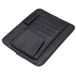 サングラスホルダー 車 サンバイザー 収納 ポケット メガネホルダー サングラスクリップ カードホルダー 車載ホルダー カーアクセ ポケット 車内 車用 自動車 車載アクセサリー カー用品 カ