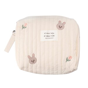 ポーチ おむつ おむつポーチ 出産祝い 赤ちゃん ベビー キッズ マザーズ ヌビバッグ イブル キルト キルティング マタニティ 小物入れ 収納 ナチュラル シンプル おしゃれ 可愛い アニマル