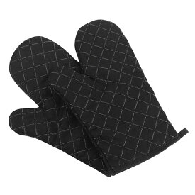 オーブンミトン 耐熱オーブンミトン ミトン 耐熱 2個セット 鍋つかみ ミトン 北欧 なべつかみ 滑り止め シリコン 両手 キッチン 手袋 コットン 綿 シンプル 厚手 キッチン用 耐熱手袋 キッチンミトン